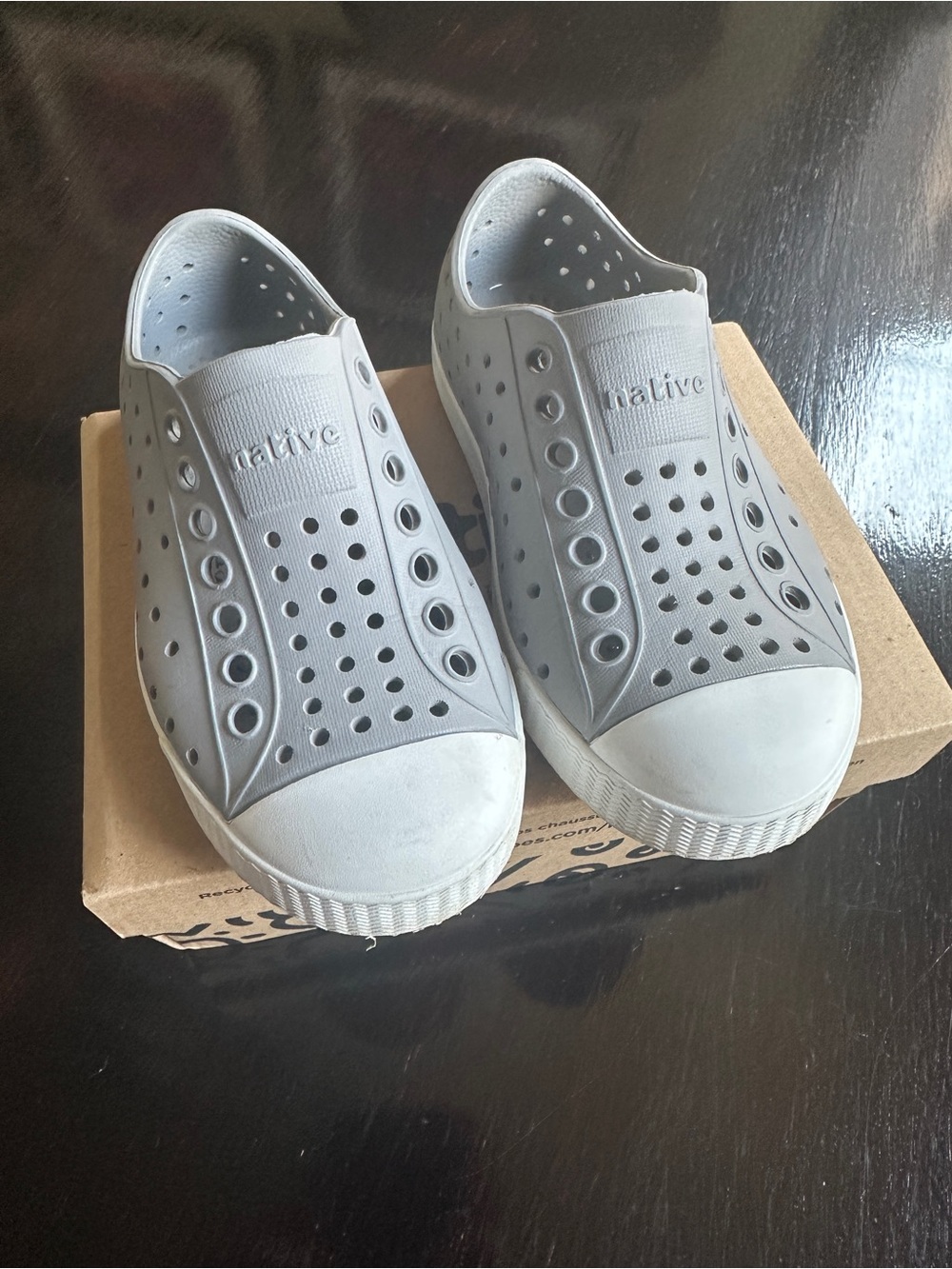 Native Kids Jefferson Shoes in Pigeon Gray